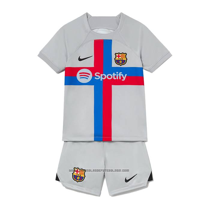 Camisola Barcelona 3º Crianca 2022-2023